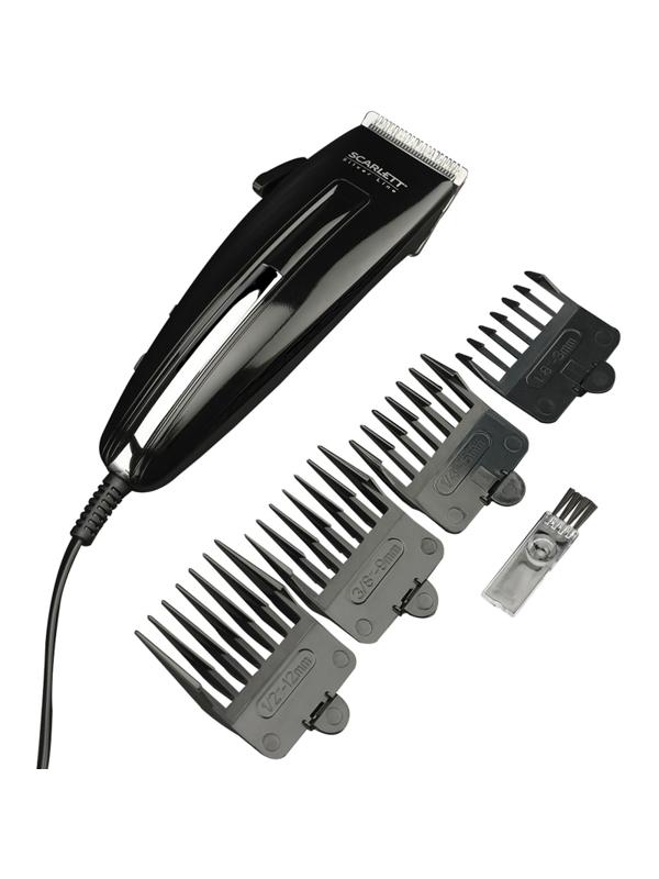 Машинка для стрижки SCARLETT SC-HC63C11, 15Вт, черный