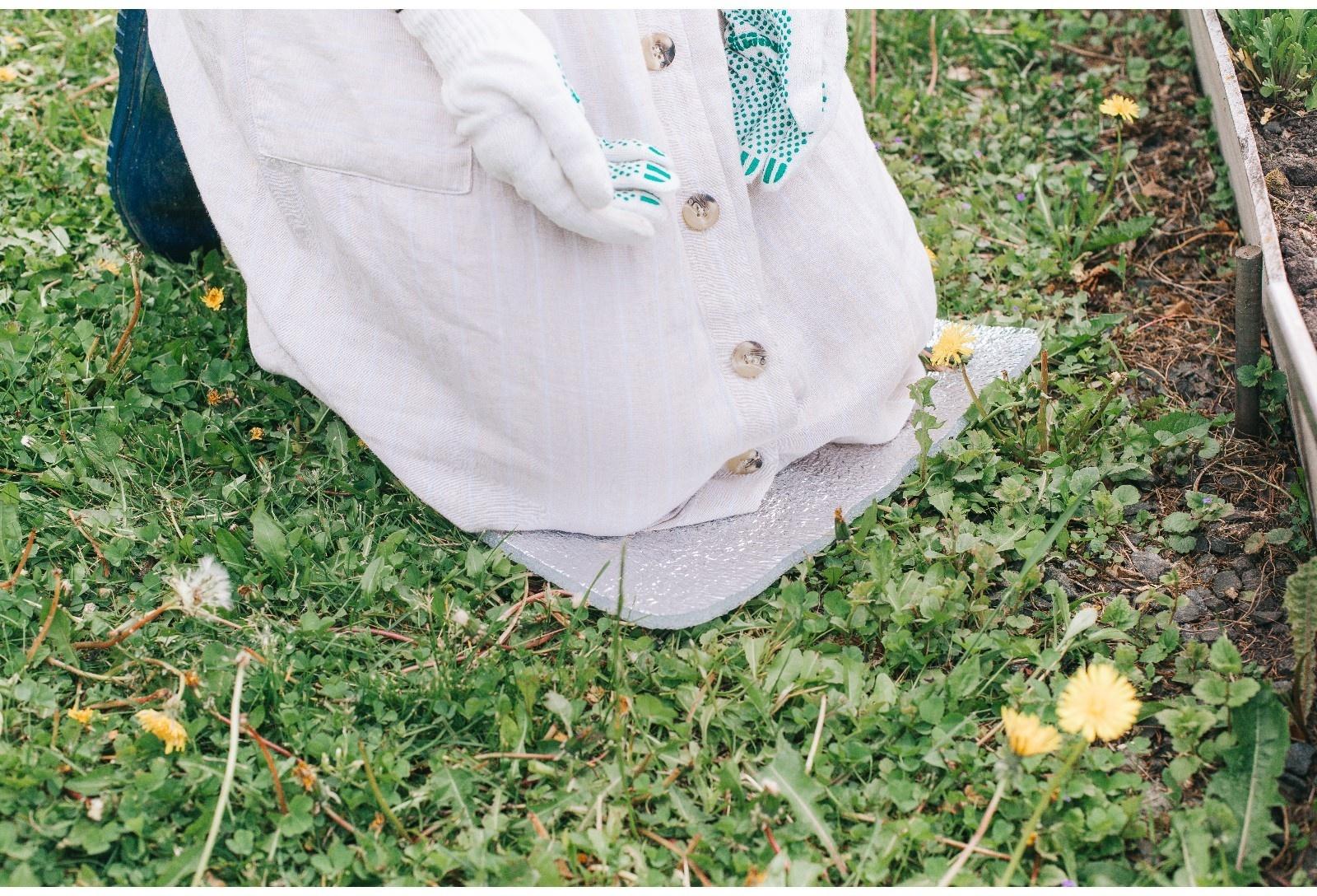 Коврики для садовых работ, 40 × 19 см, набор 4 шт., цвет МИКС