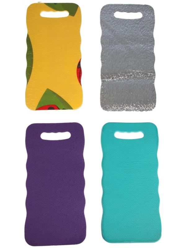 Коврики для садовых работ, 40 × 19 см, набор 4 шт., цвет МИКС