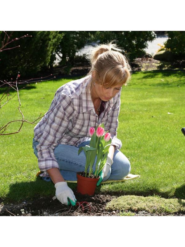 Коврики для садовых работ, 40 × 19 см, набор 4 шт., цвет МИКС