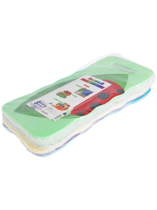 Коврики для садовых работ, 40 × 19 см, набор 4 шт., цвет МИКС