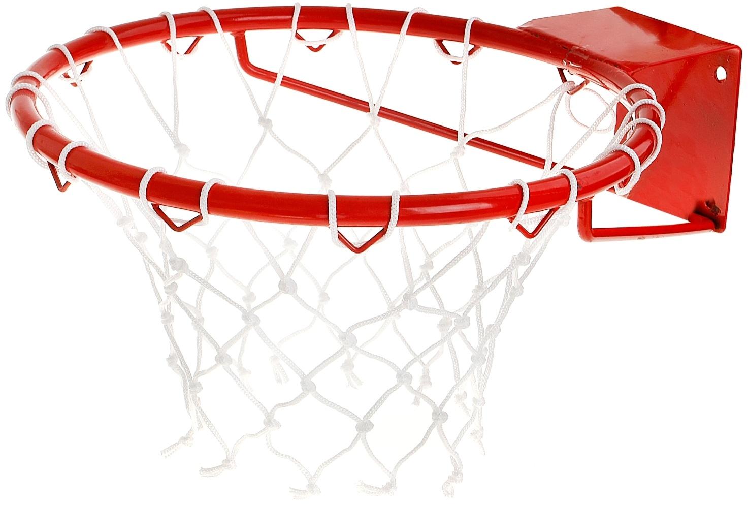 Корзина баскетбольная №7, d=450 мм, усиленная труба 20 мм, с сеткой