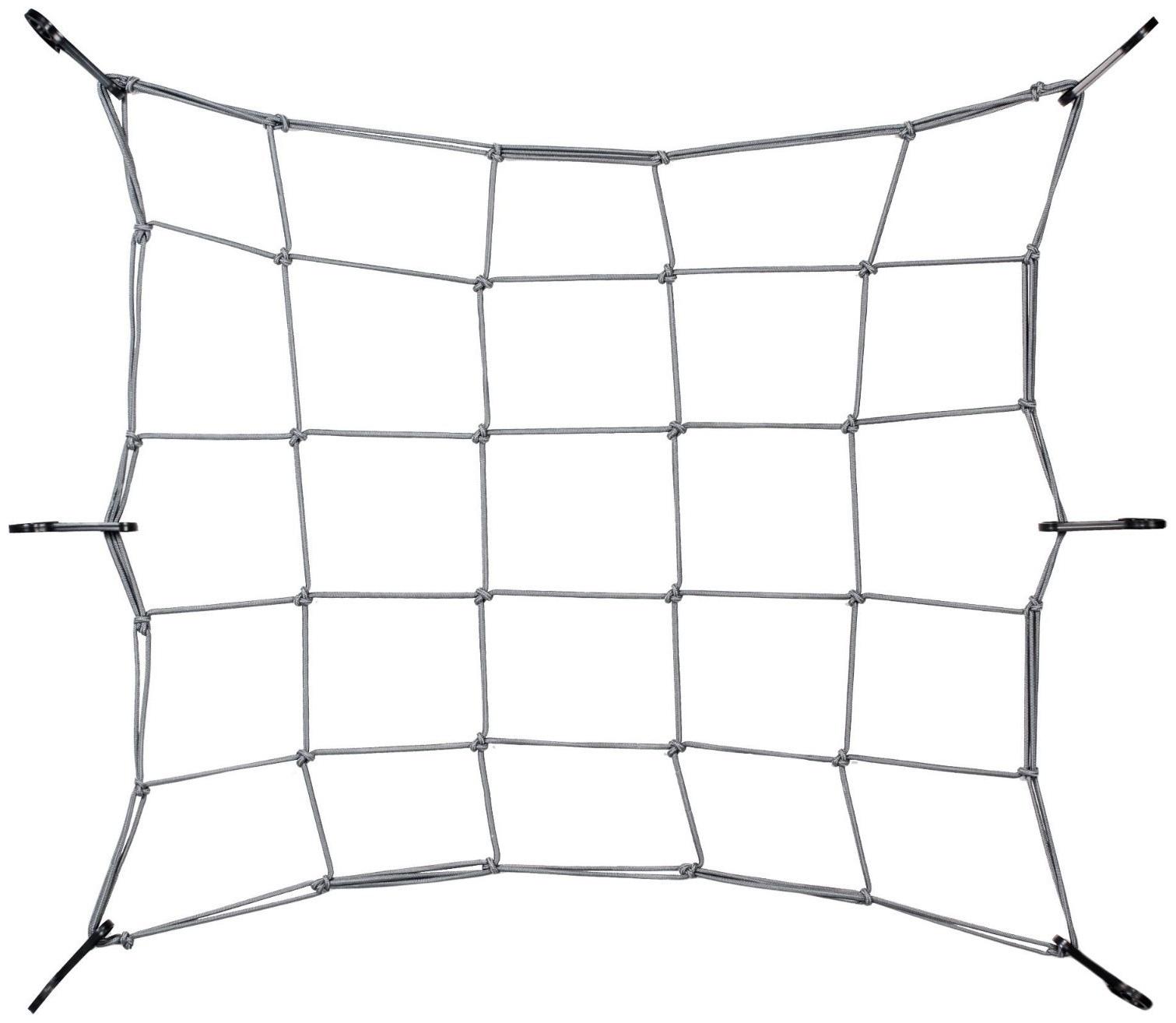 Сетка багажная для крепления груза Airline AS-S-07, 40х40 см, 6 пластиковых крючков