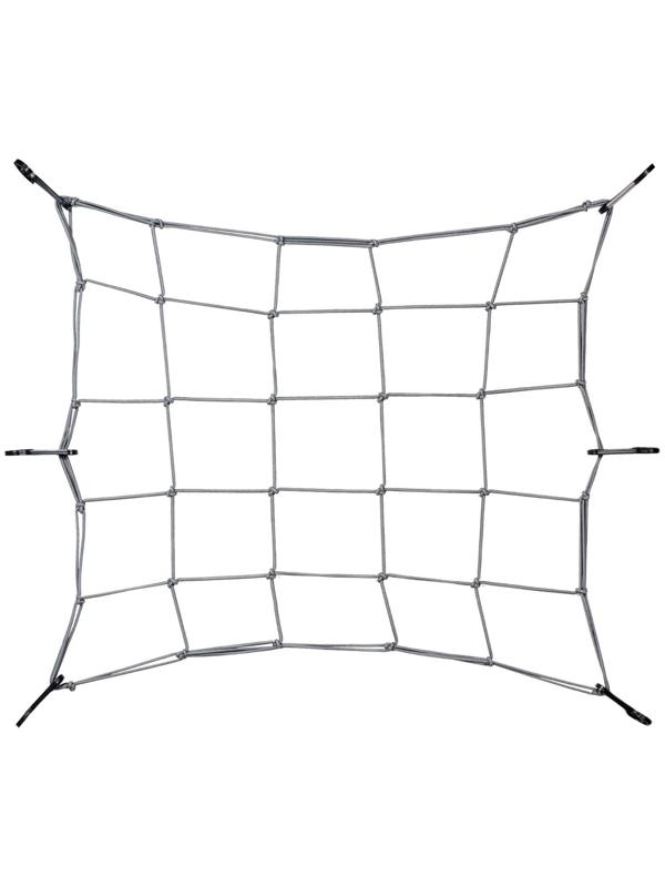 Сетка багажная для крепления груза Airline AS-S-07, 40х40 см, 6 пластиковых крючков