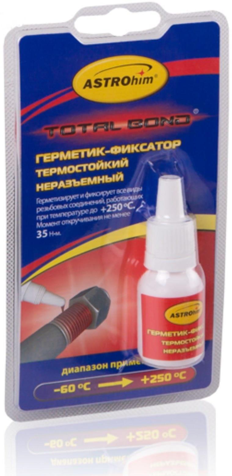 Фиксатор резьбы Astrohim термостойкий, неразъемный, 6мл, АС - 9012