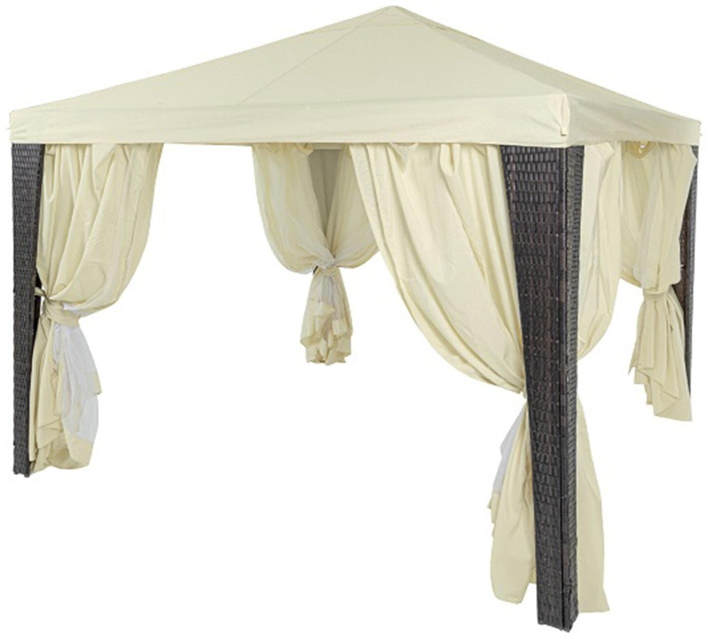 Тент-шатер из полиротанга №3176B, 250х300х300 см,