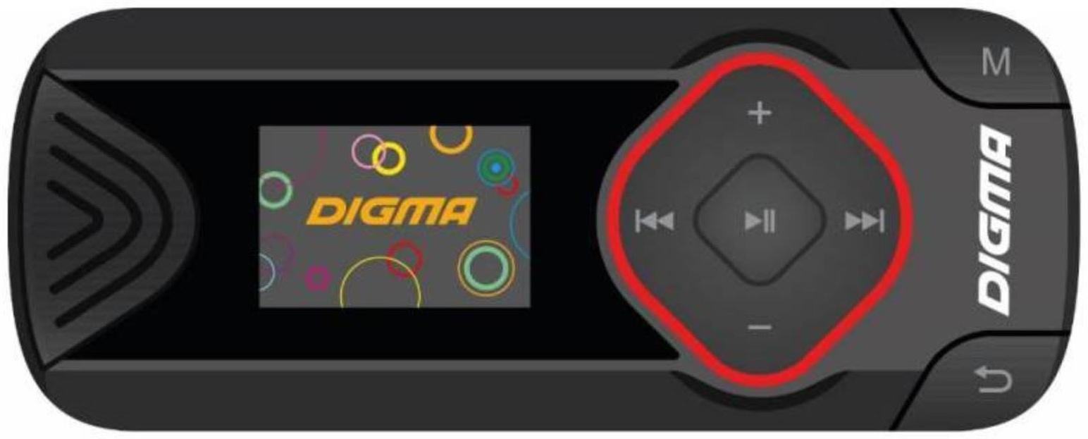 Плеер Flash Digma R3, 8 Гб, 0.8