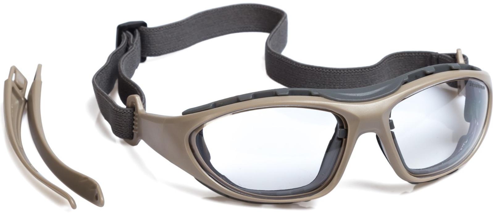 Очки открытые DOG Expert 2103 прозрачные, покрытие от царапин и запотевания