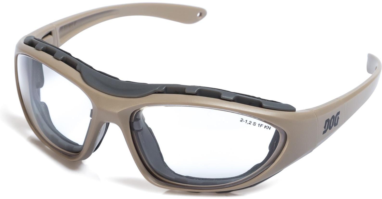 Очки открытые DOG Expert 2103 прозрачные, покрытие от царапин и запотевания