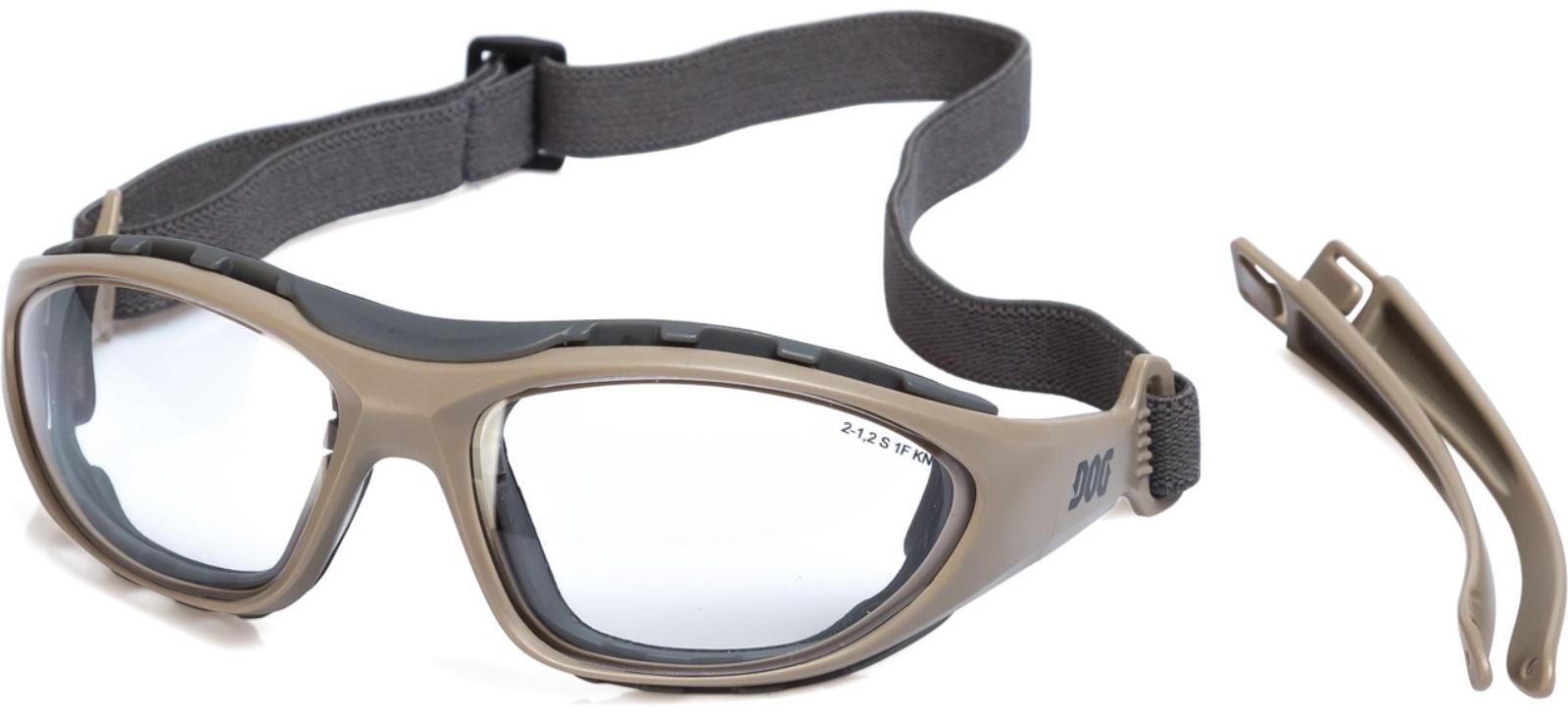 Очки открытые DOG Expert 2103 прозрачные, покрытие от царапин и запотевания