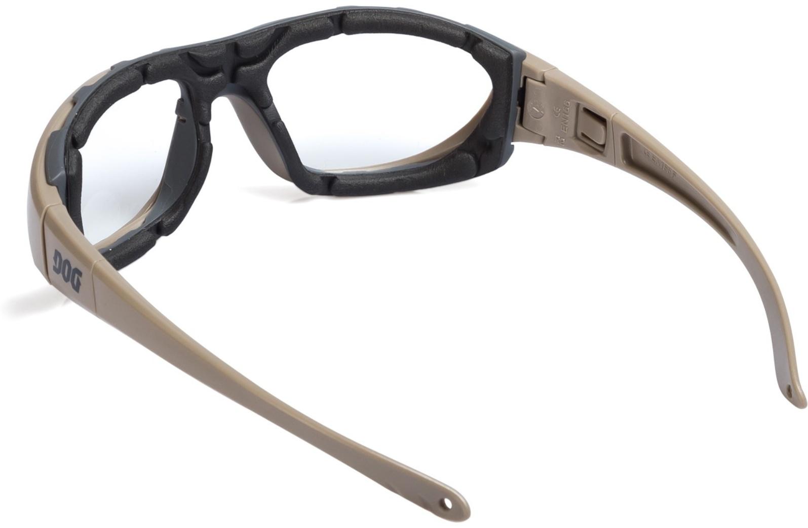 Очки открытые DOG Expert 2103 прозрачные, покрытие от царапин и запотевания