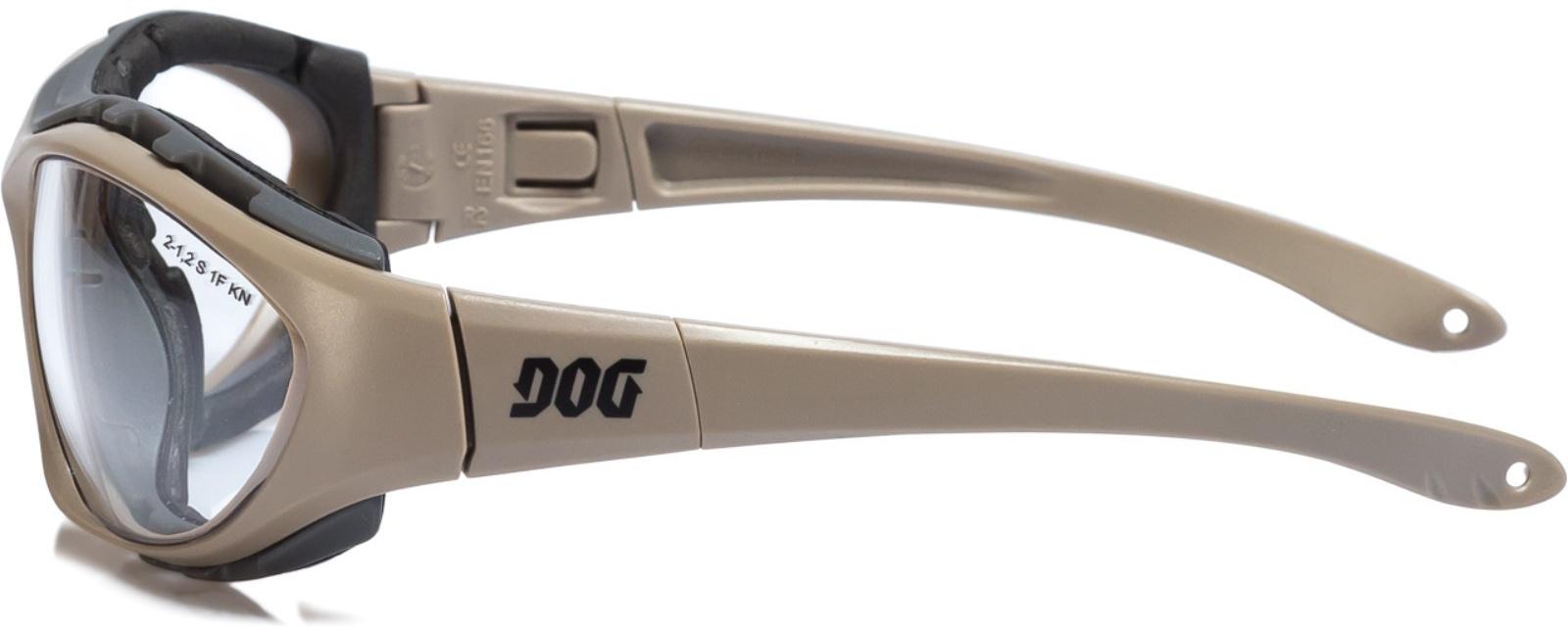 Очки открытые DOG Expert 2103 прозрачные, покрытие от царапин и запотевания
