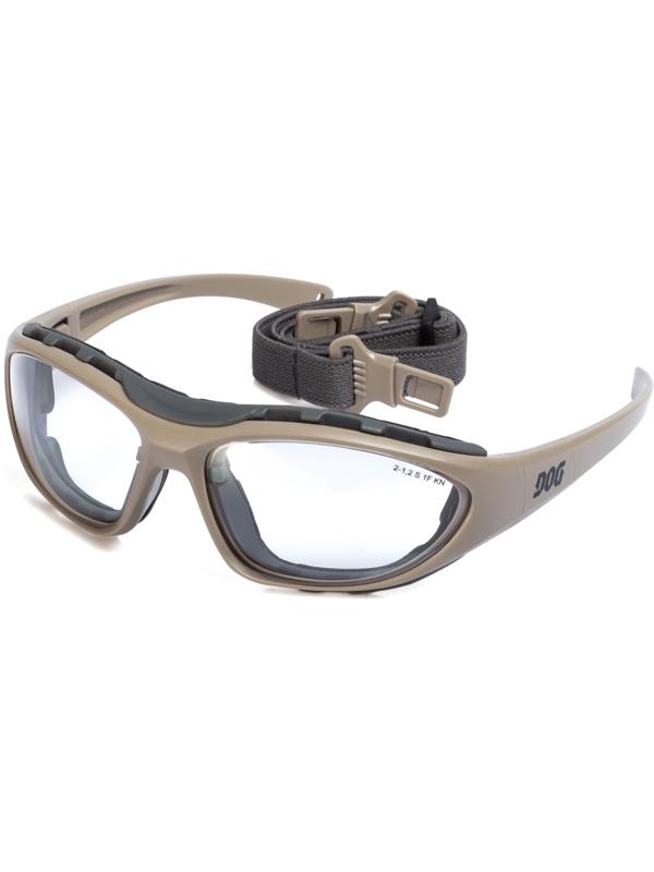 Очки открытые DOG Expert 2103 прозрачные, покрытие от царапин и запотевания