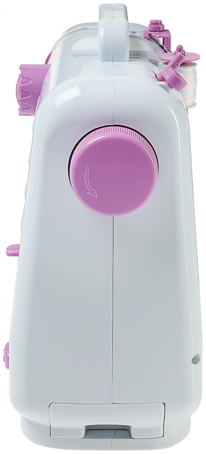 Швейная машина VLK Napoli 1400, 12 операций, 4хАА/от сети, бело-розовая