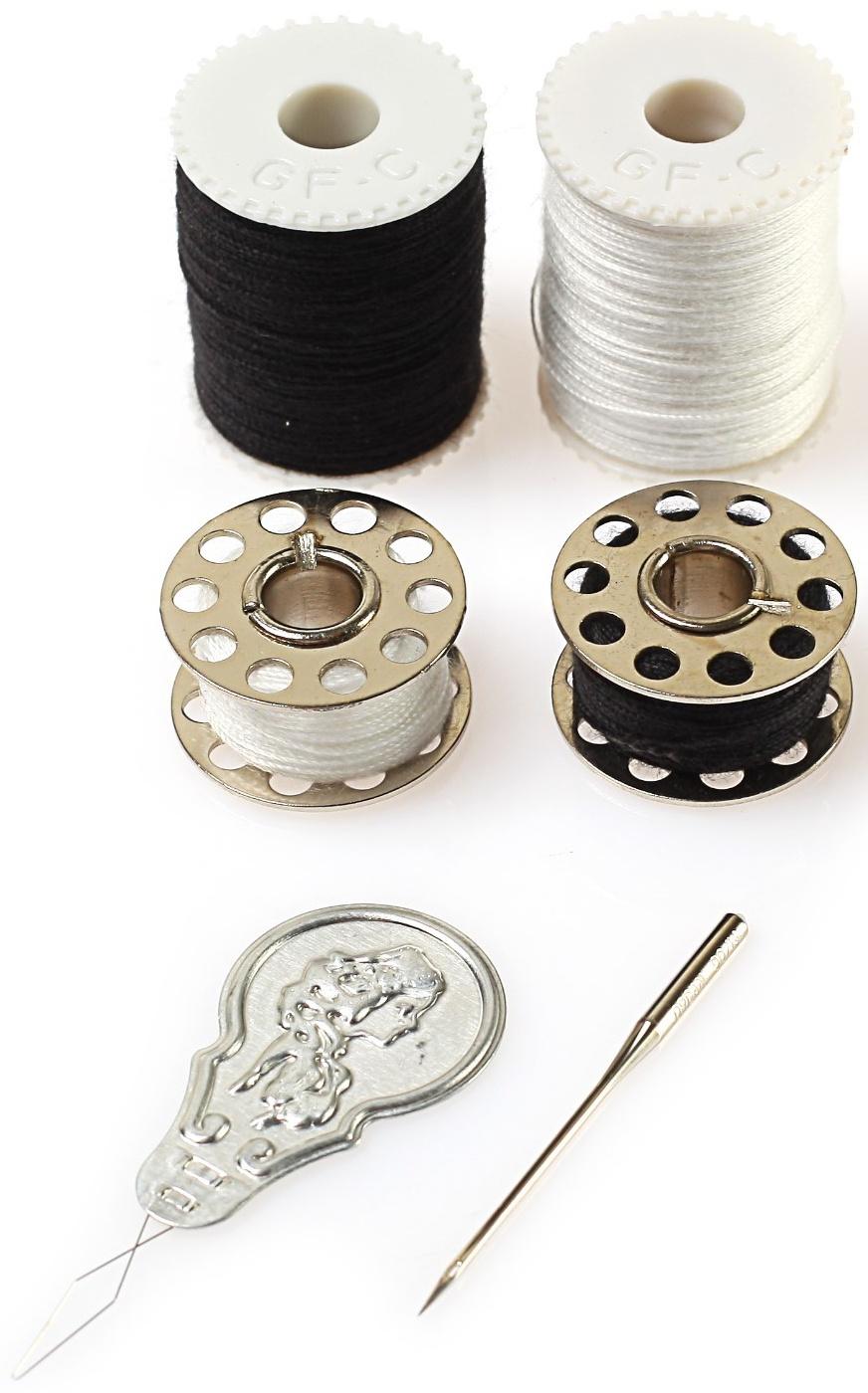 Швейная машина VLK Napoli 1400, 12 операций, 4хАА/от сети, бело-розовая