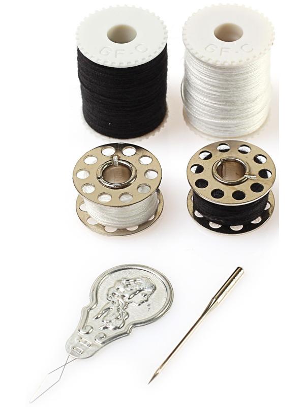 Швейная машина VLK Napoli 1400, 12 операций, 4хАА/от сети, бело-розовая