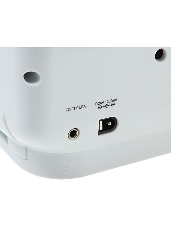 Швейная машина VLK Napoli 1400, 12 операций, 4хАА/от сети, бело-розовая