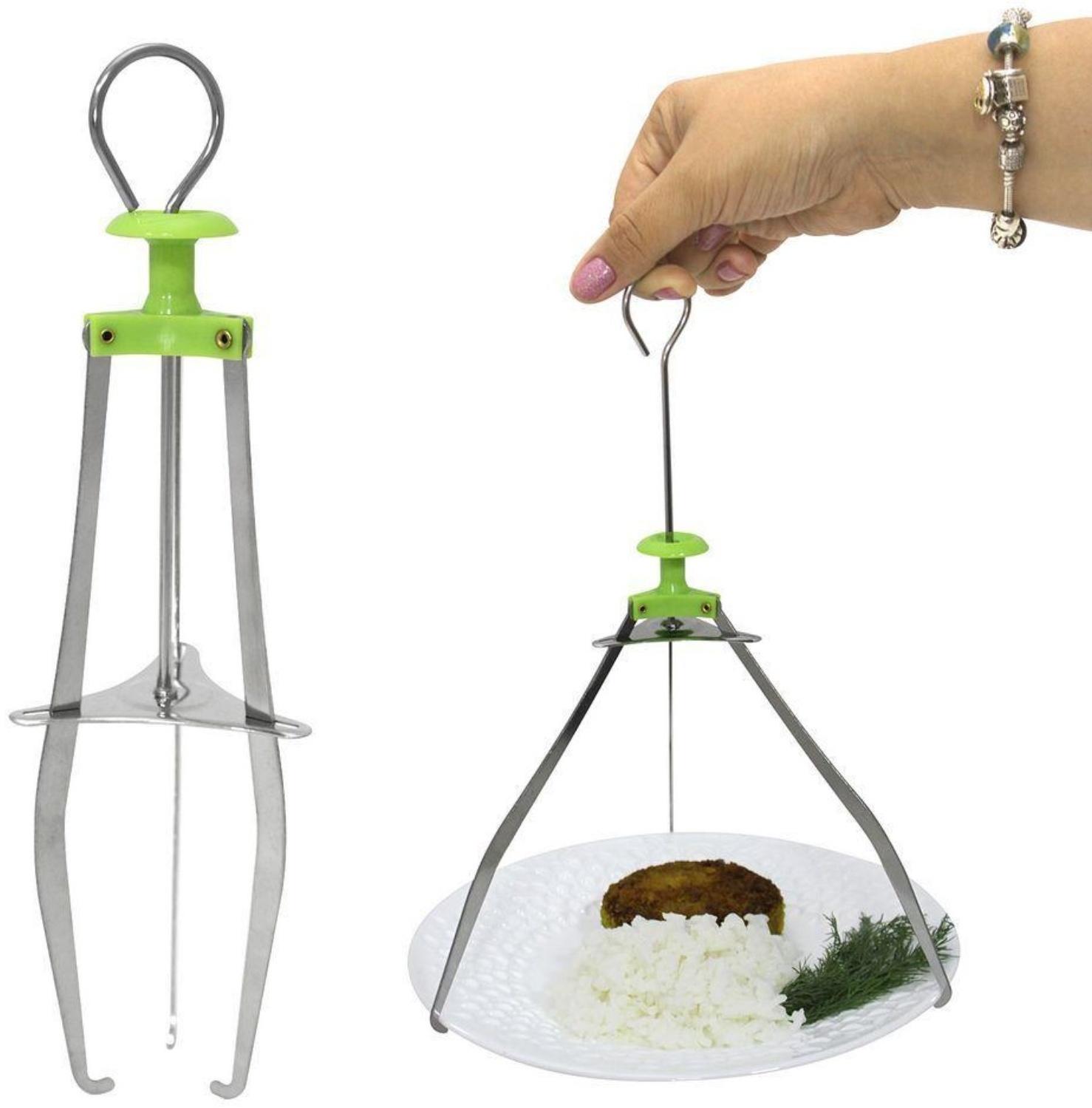 Зажим для перемещения блюд, трёхсторонний, 23 см