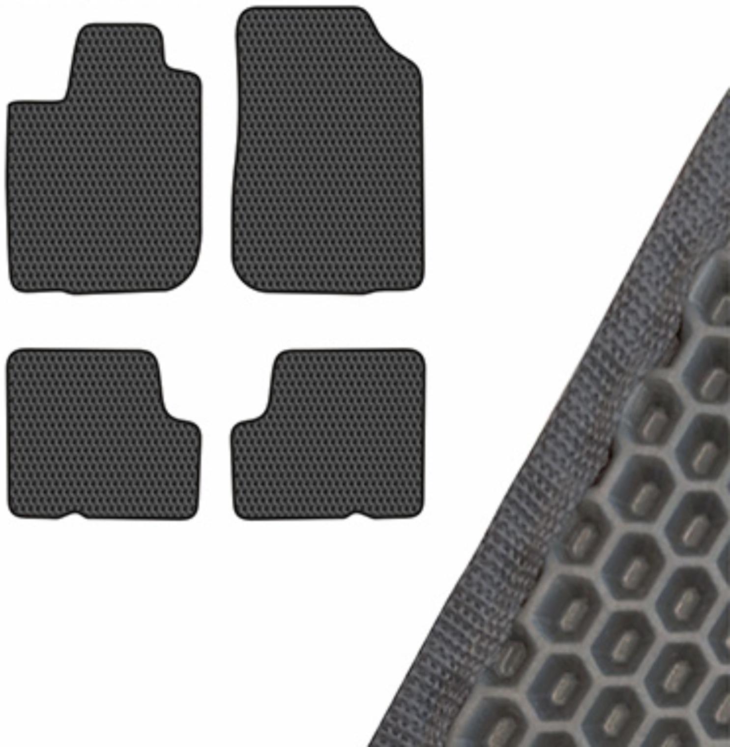 Коврики EVA Skyway, Renault Logan 2004 - н.в., серый, S01706426