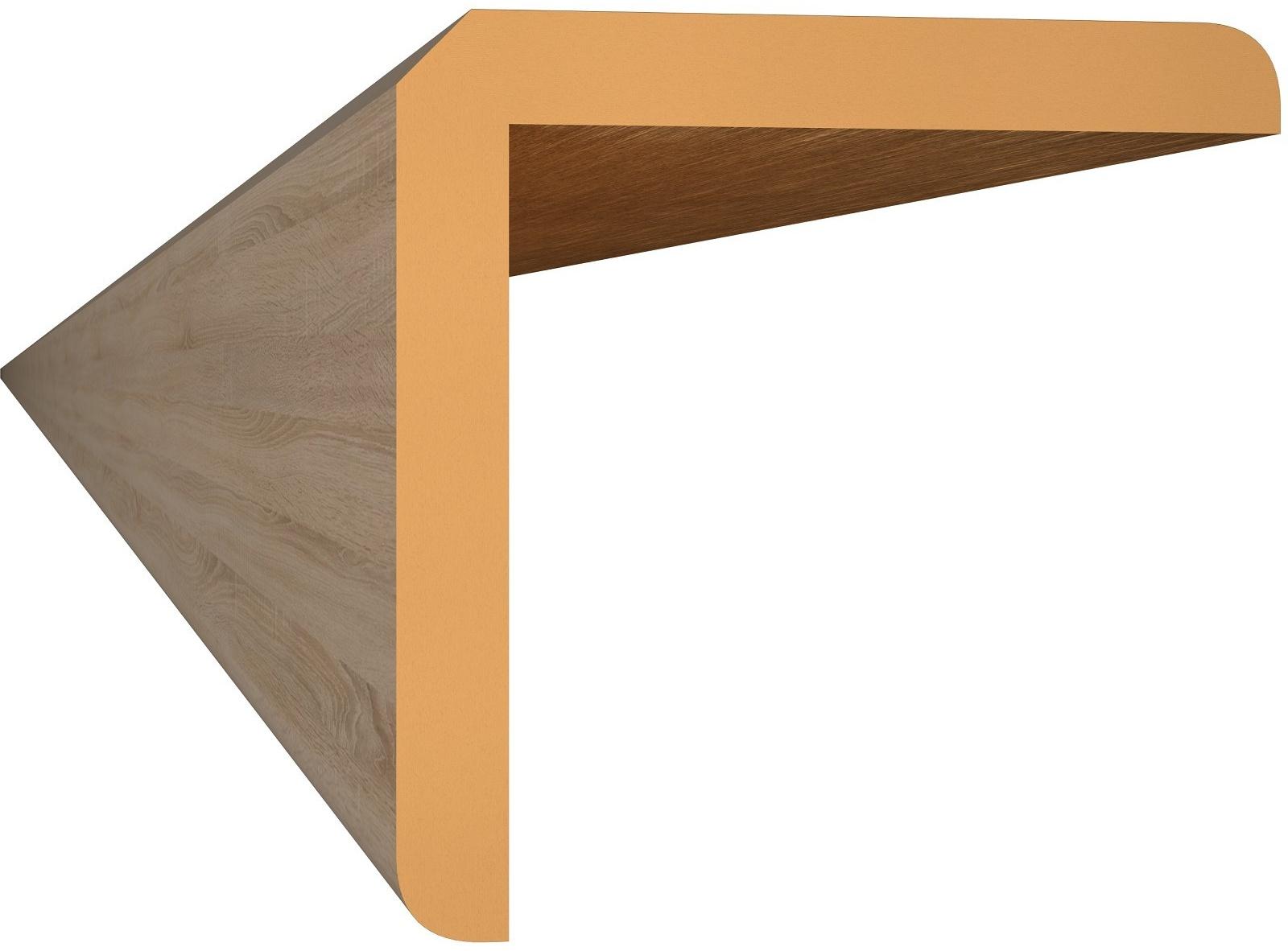 Уголок универсальный для МДФ панелей 2700*24*24 Дуб Сонома