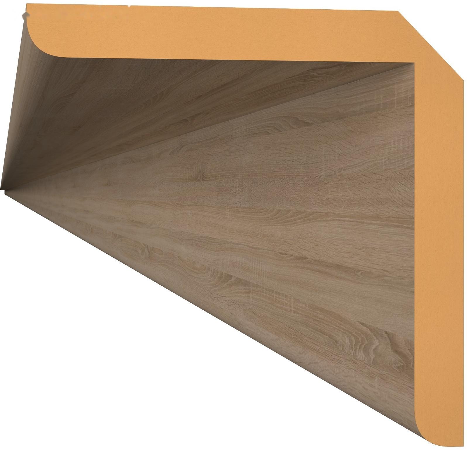 Уголок универсальный для МДФ панелей 2700*24*24 Дуб Сонома