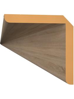 Уголок универсальный для МДФ панелей 2700*24*24 Дуб Сонома