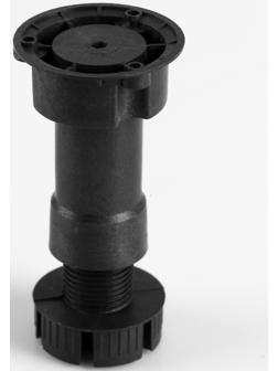 Опора регулируемая разборная усиленная 100-120 мм, Черная