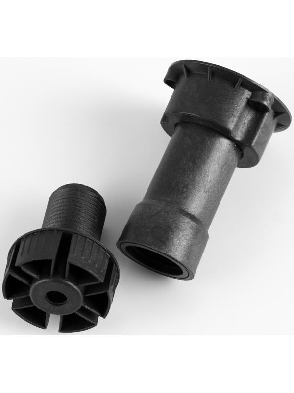 Опора регулируемая разборная усиленная 100-120 мм, Черная