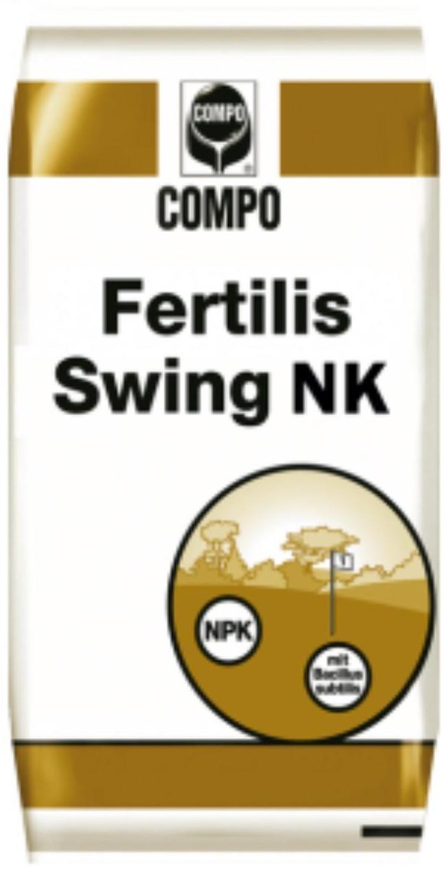 Удобрение минеральное для Газонов Fertilis Swing NK Compo, 25 кг