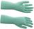 Перчатки латексные многоразовые, S, зелёные