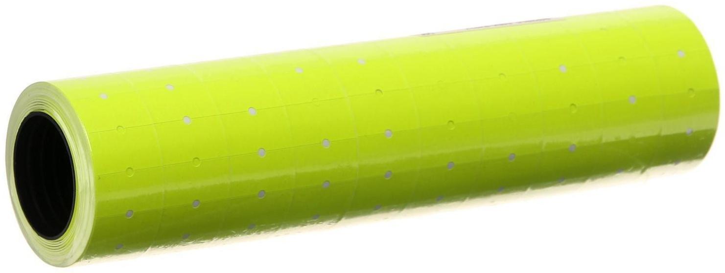 Набор из 10 штук, этикет-лента 21 х 12мм, прямоугольная, желтая, 500 этикеток