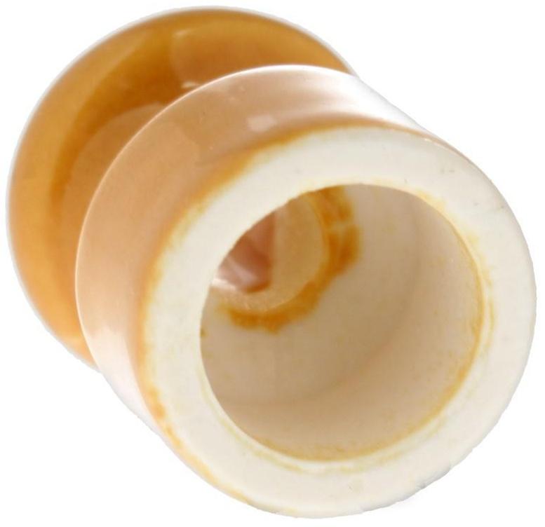 Изолятор керамический, 20x24 мм, цвет желтый