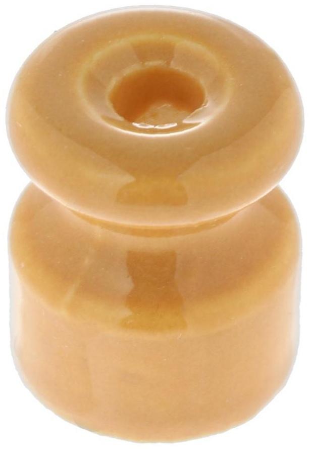 Изолятор керамический, 20x24 мм, цвет желтый