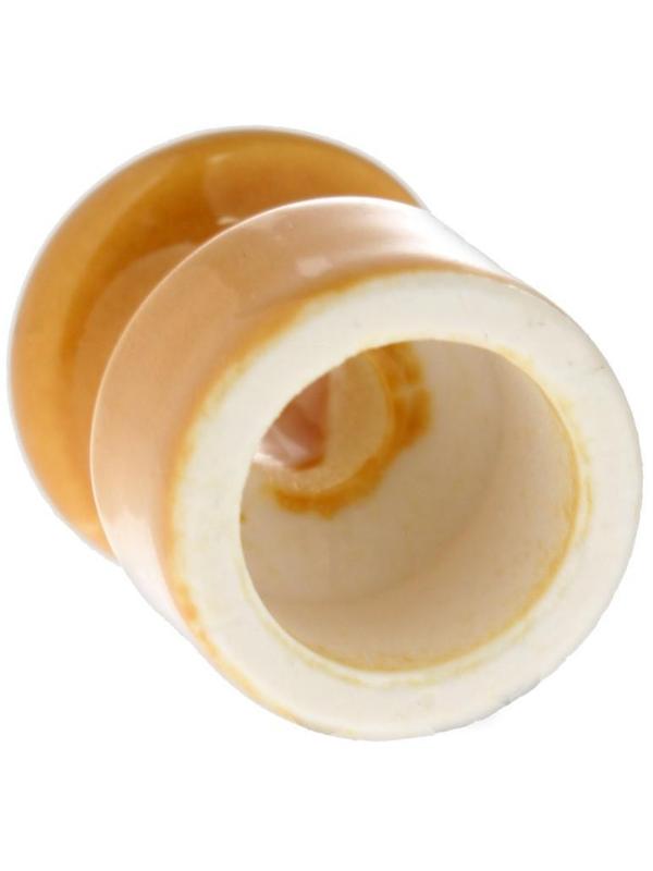 Изолятор керамический, 20x24 мм, цвет желтый