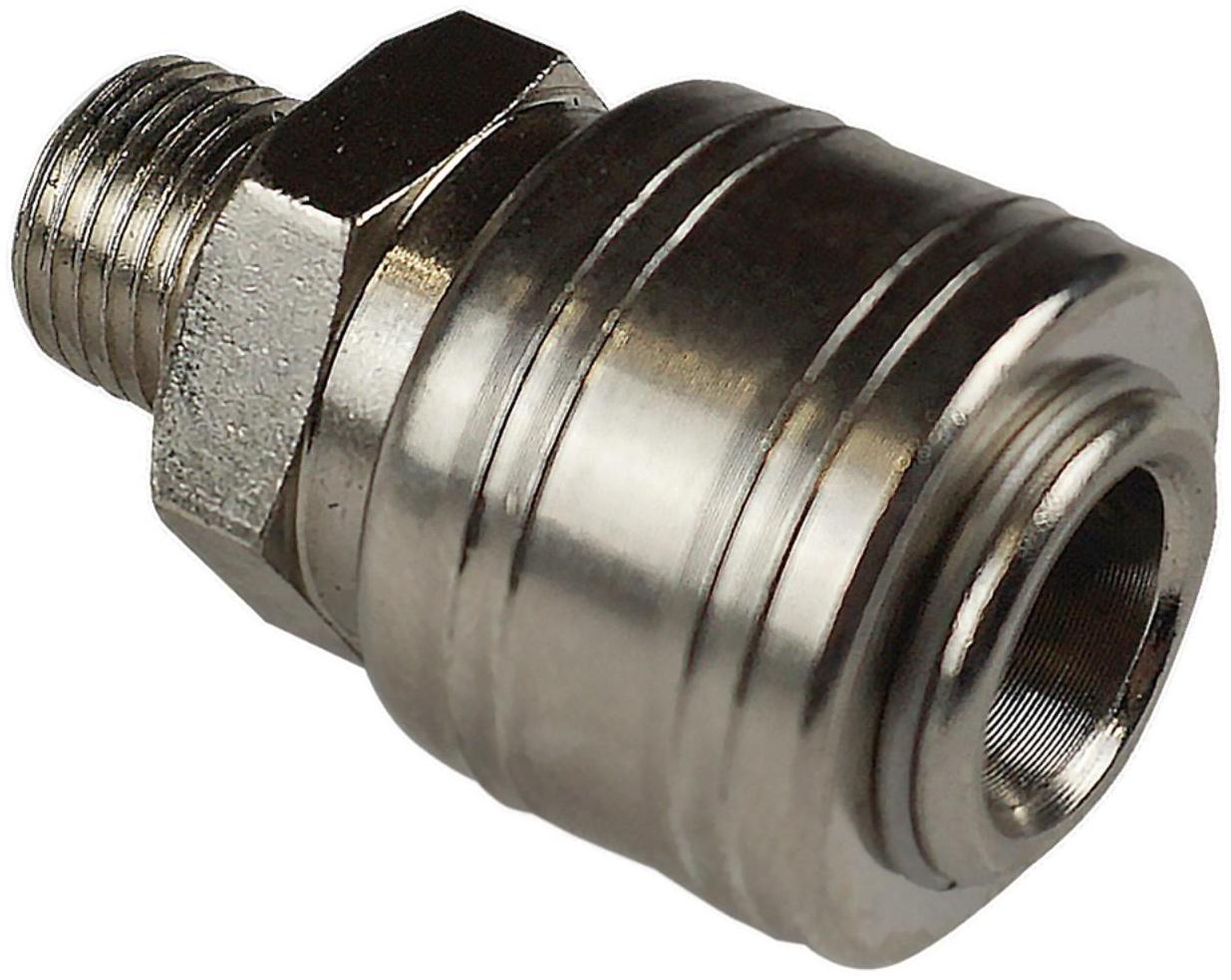 Адаптер-соединитель BERGER BG1407, резьба М1/4 х быстросъем F1/4