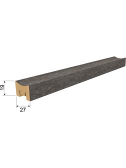 Интерьерная Рейка МДФ, Милана Рекесс Нью-Йорк, 2680х19х27 мм