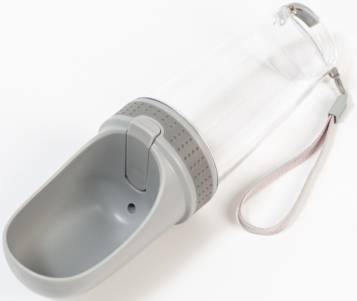 Поилка прогулочная 350 мл, серая