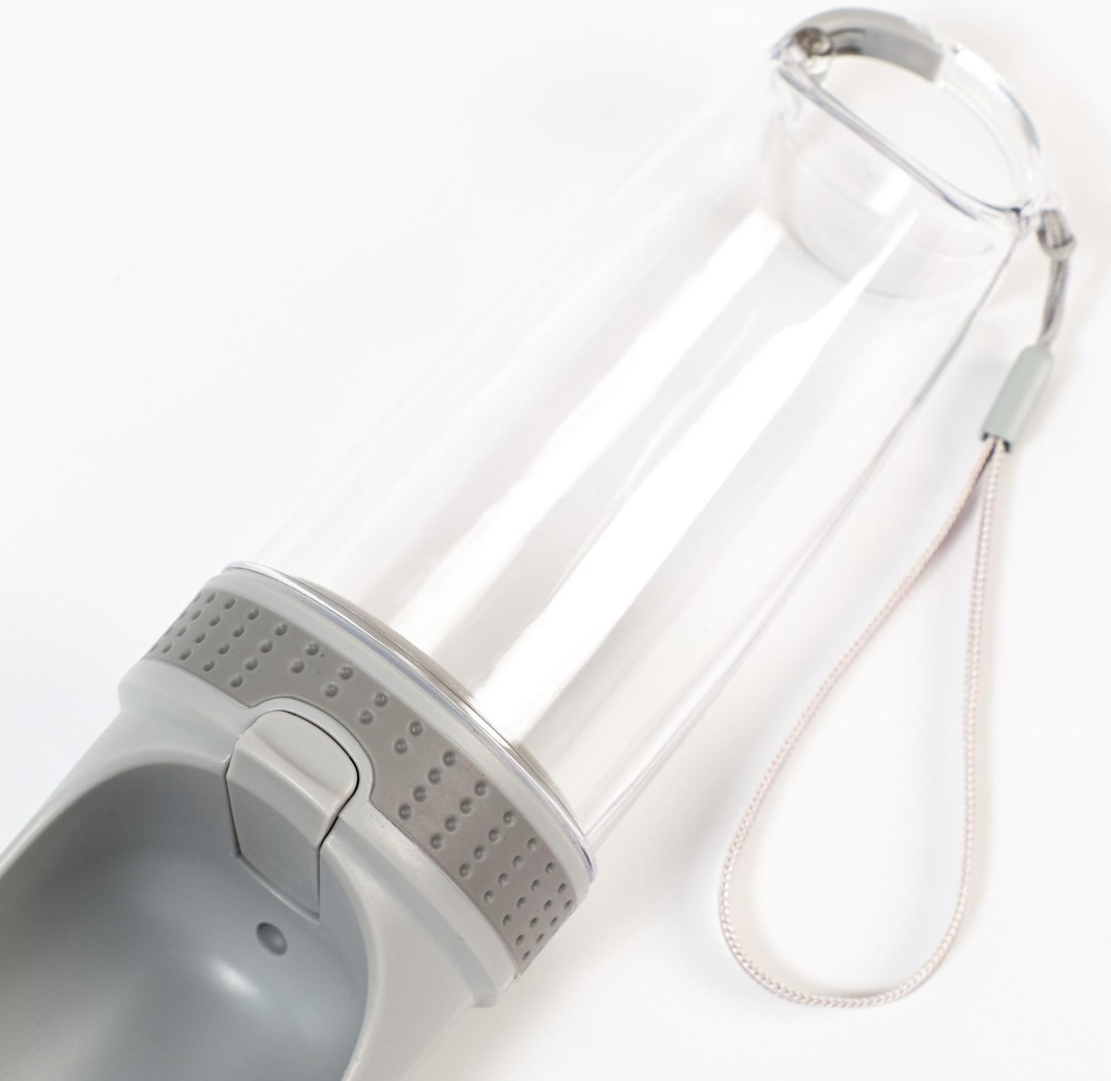 Поилка прогулочная 350 мл, серая