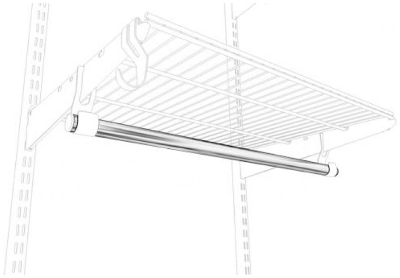 Перекладина для вешалок гардеробной системы, 94 см