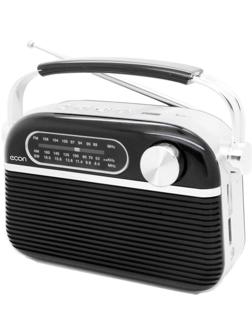 Радиоприемник Econ ERP-2700UR, 3Вт, MP3, AUX, micro SD, FM 64-108 мГц, 220В, цвет чёрный