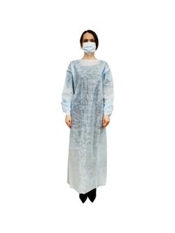 Халат хирург. стер, ЕВРО, рук.манж, дл.140 см, р.54-56, пл.25, смс, 1шт