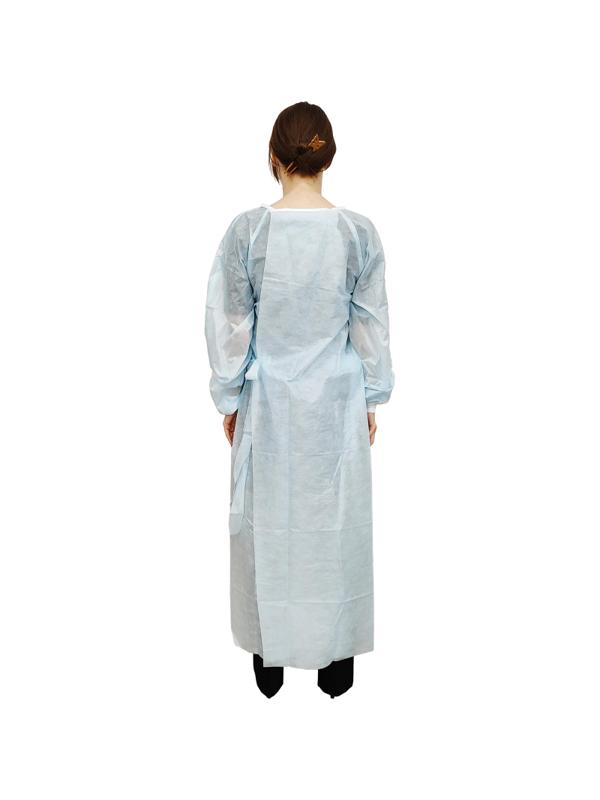 Халат хирург. стер, ЕВРО, рук.манж, дл.140 см, р.54-56, пл.25, смс, 1шт
