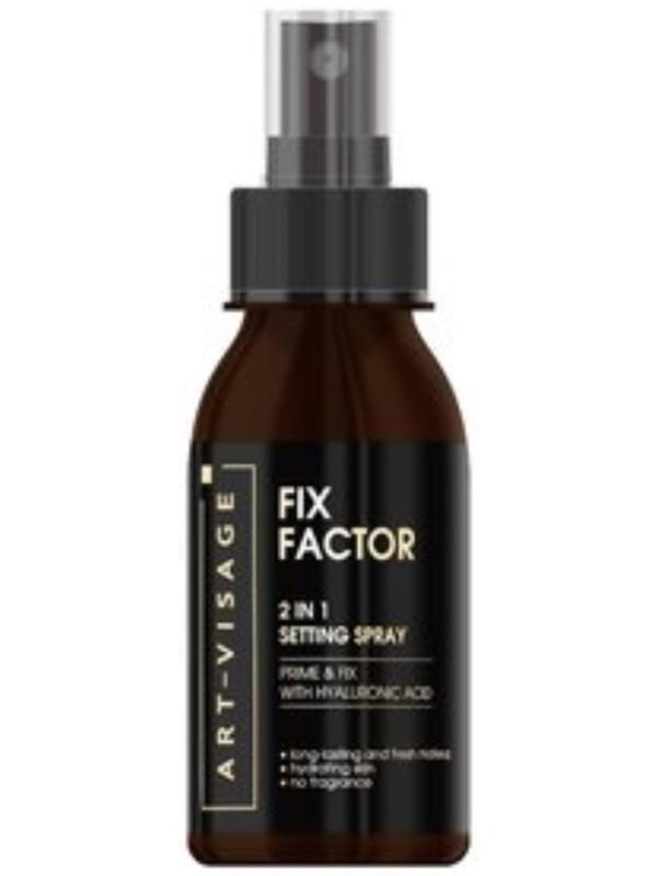 Фиксатор макияжа 2в1 Art-Visage FIX FACTOR, тон 02 нейтральный, 105 мл