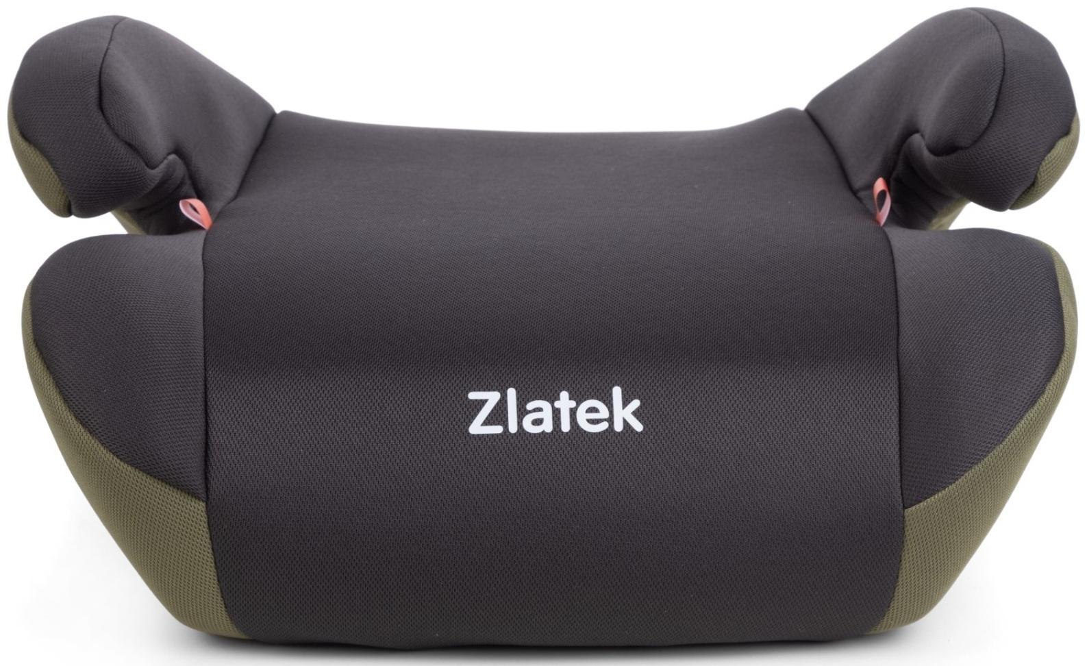 Бустер автомобильный детский Zlatek Raft, группа 3 (22-36 кг), цвет васаби