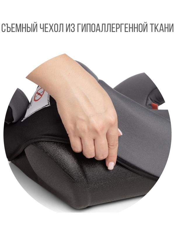 Бустер автомобильный детский Zlatek Raft, группа 3 (22-36 кг), цвет васаби