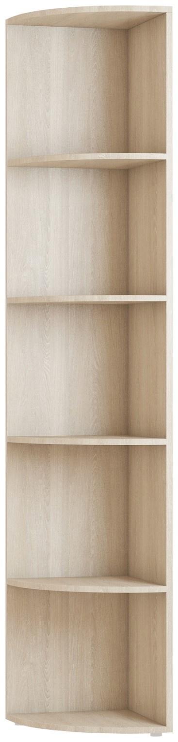 Стеллаж угловой «Порту», 410 × 410 × 2174 мм, цвет дуб сонома