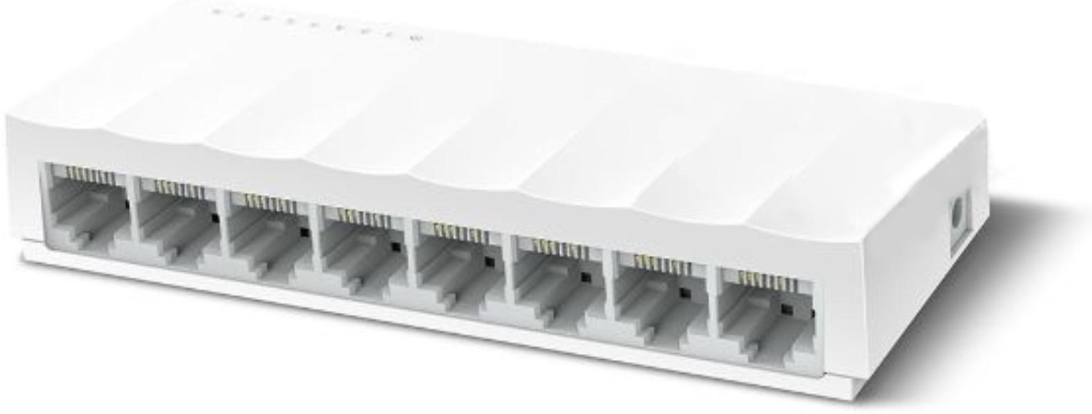 Коммутатор TP-Link LS1008, неуправляемый, 8x10/100BASE-TХ