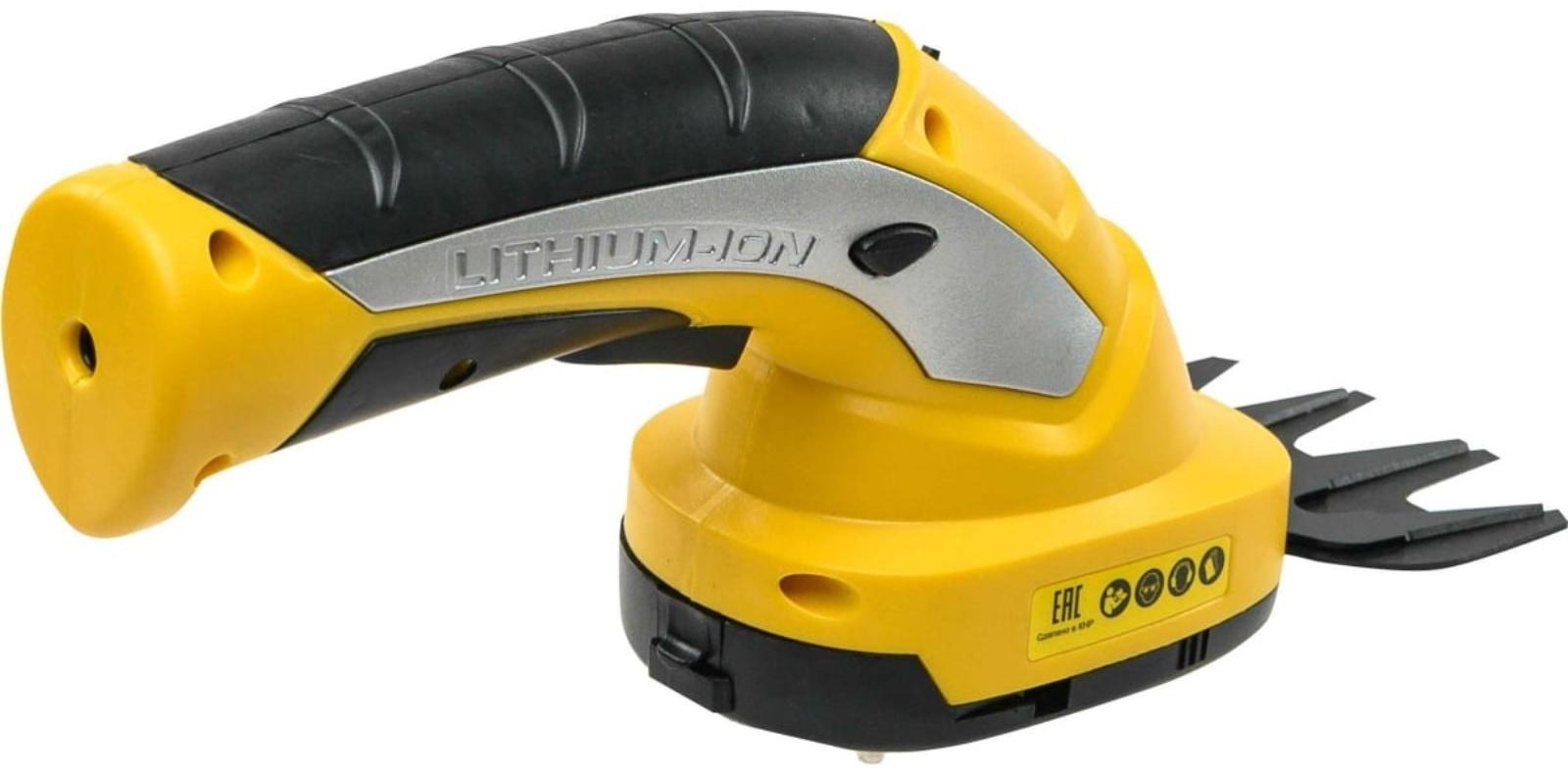 Триммер-кусторез Huter GET-7,2, аккумуляторный, 8 мм, 7.2 В, 1.5 Ач, Li-Ion