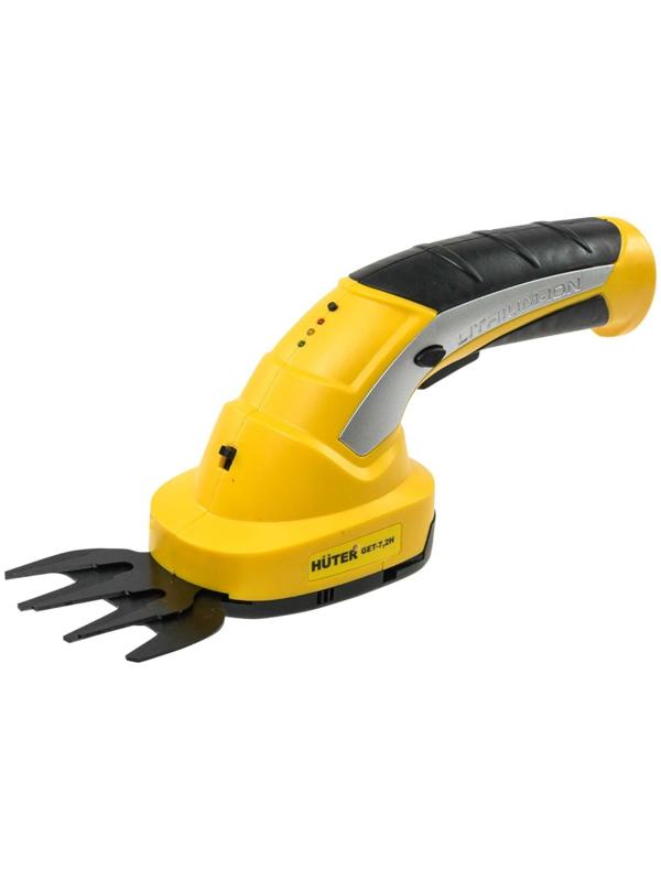 Триммер-кусторез Huter GET-7,2, аккумуляторный, 8 мм, 7.2 В, 1.5 Ач, Li-Ion