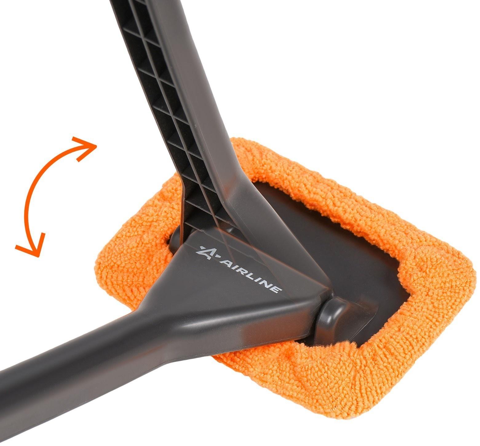 Щетка для мытья лобового стекла Airline, из микрофибры, прямоугольная, 13х9 см